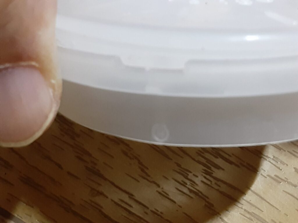 菌糸ボトルフィルター付きのキャップ